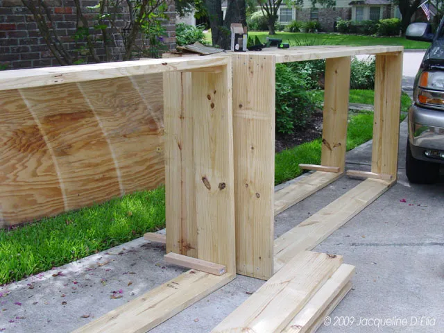 Raised Beds Vertically Stored