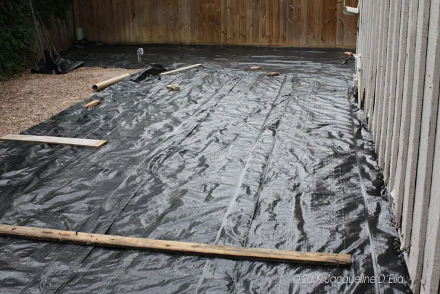 Laying Down the Fabric