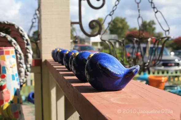 Cute ceramic birds are everywhere