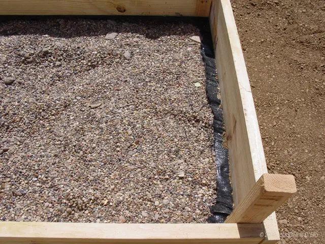 How to build a raised garden bed.