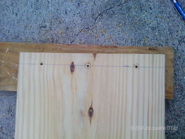 predrilled holes