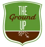 The ground up logo on a white background.